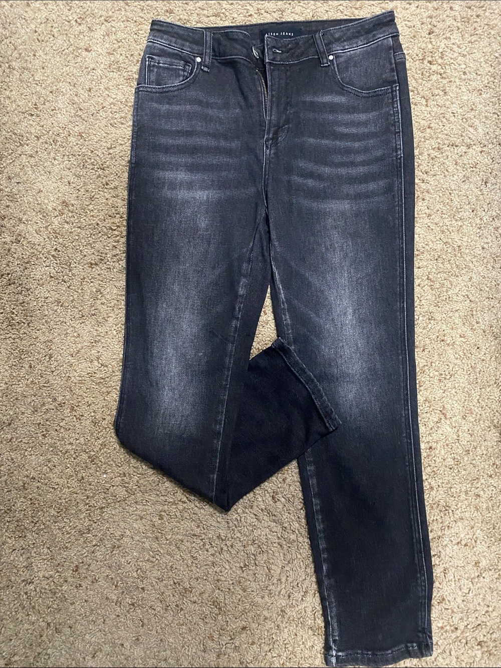 Risen Slim Straight Women’s Jeans - Black Wash